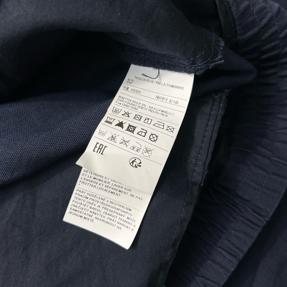 NWT - United Colors of Benetton Men’s Chino with Elastic Waist - US 36 / EU 52 - Picture 6 of 7